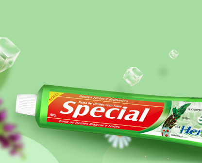 special herbal green toothpaste
