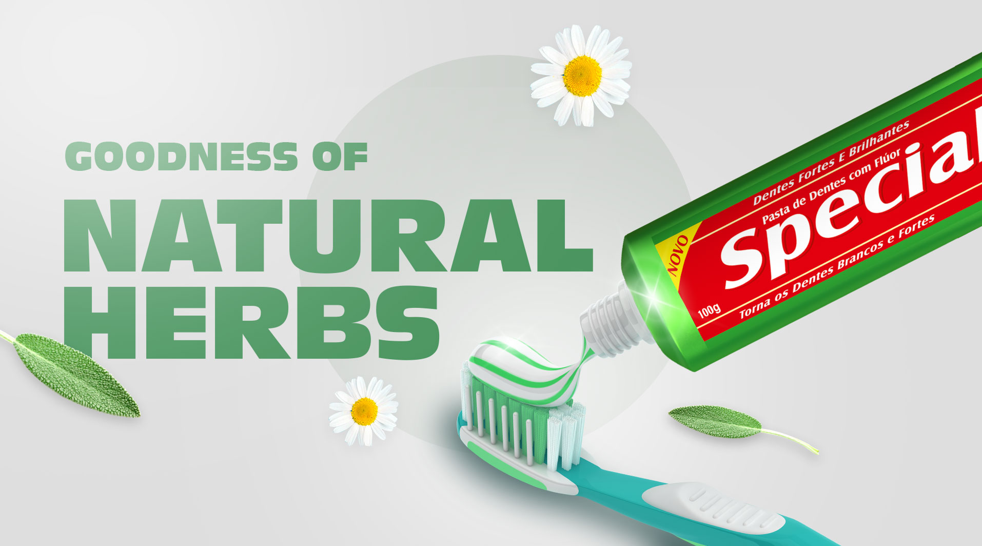 natural herb toothpaste two