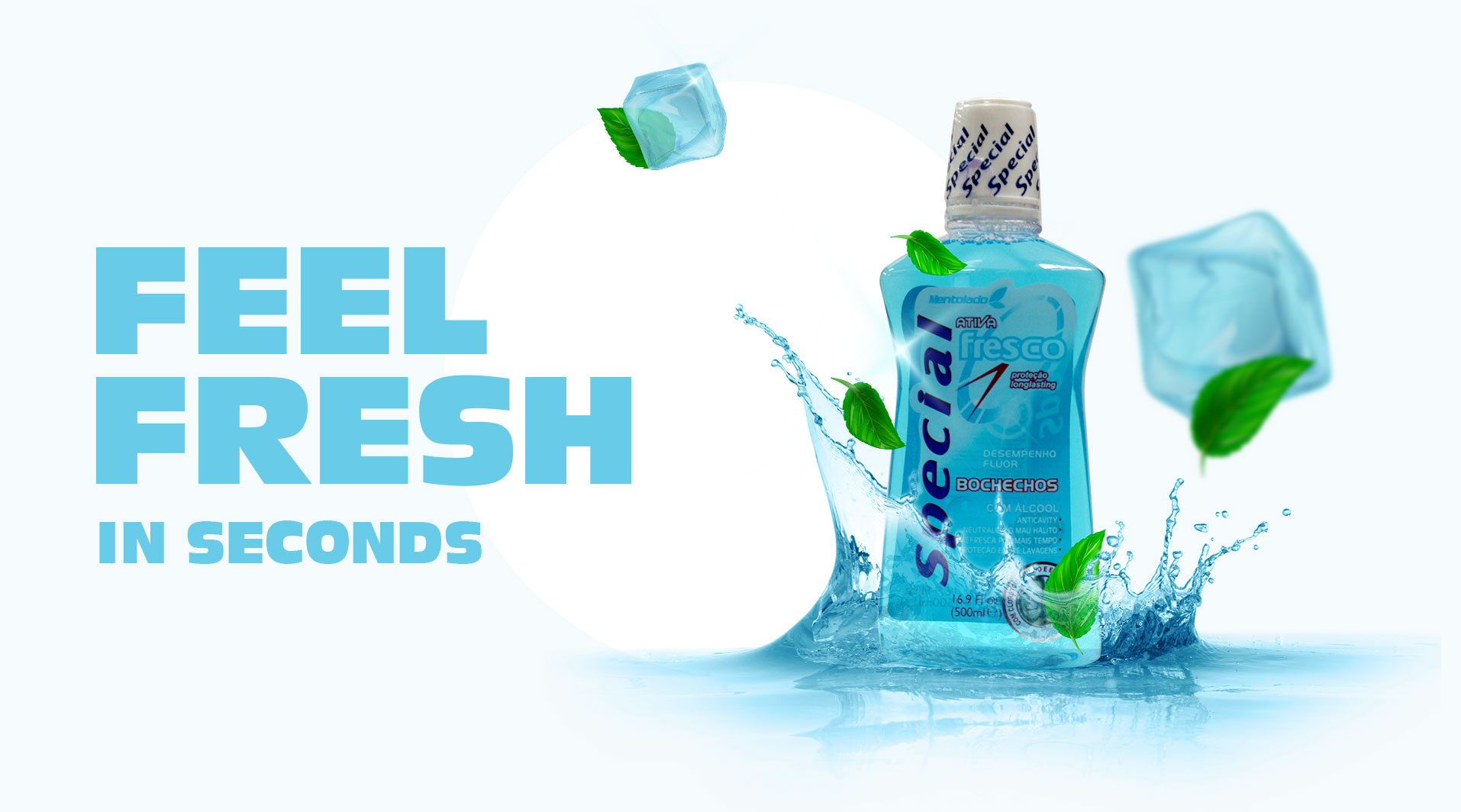 feel fresh in seconds
