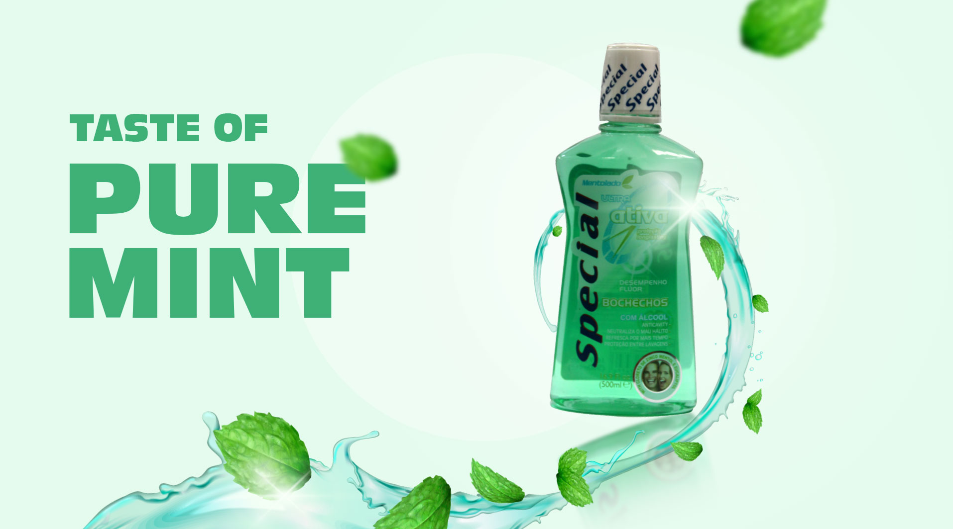 pure mint mouthwash