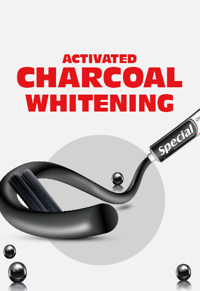 charcoal flavored toothpaste